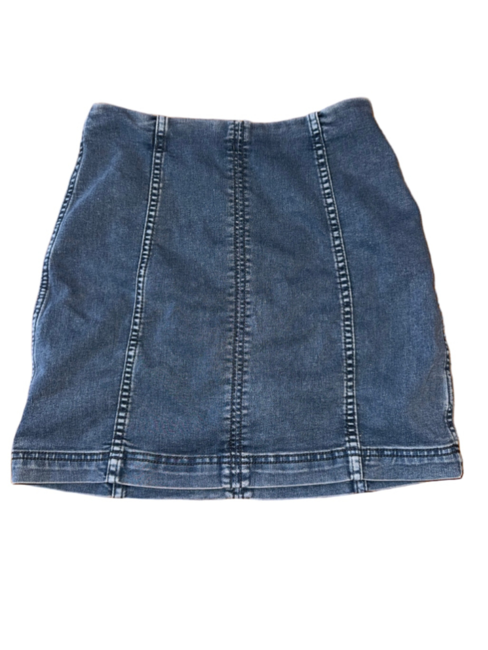 Free People Denim Mini Skirt Blue Size 4